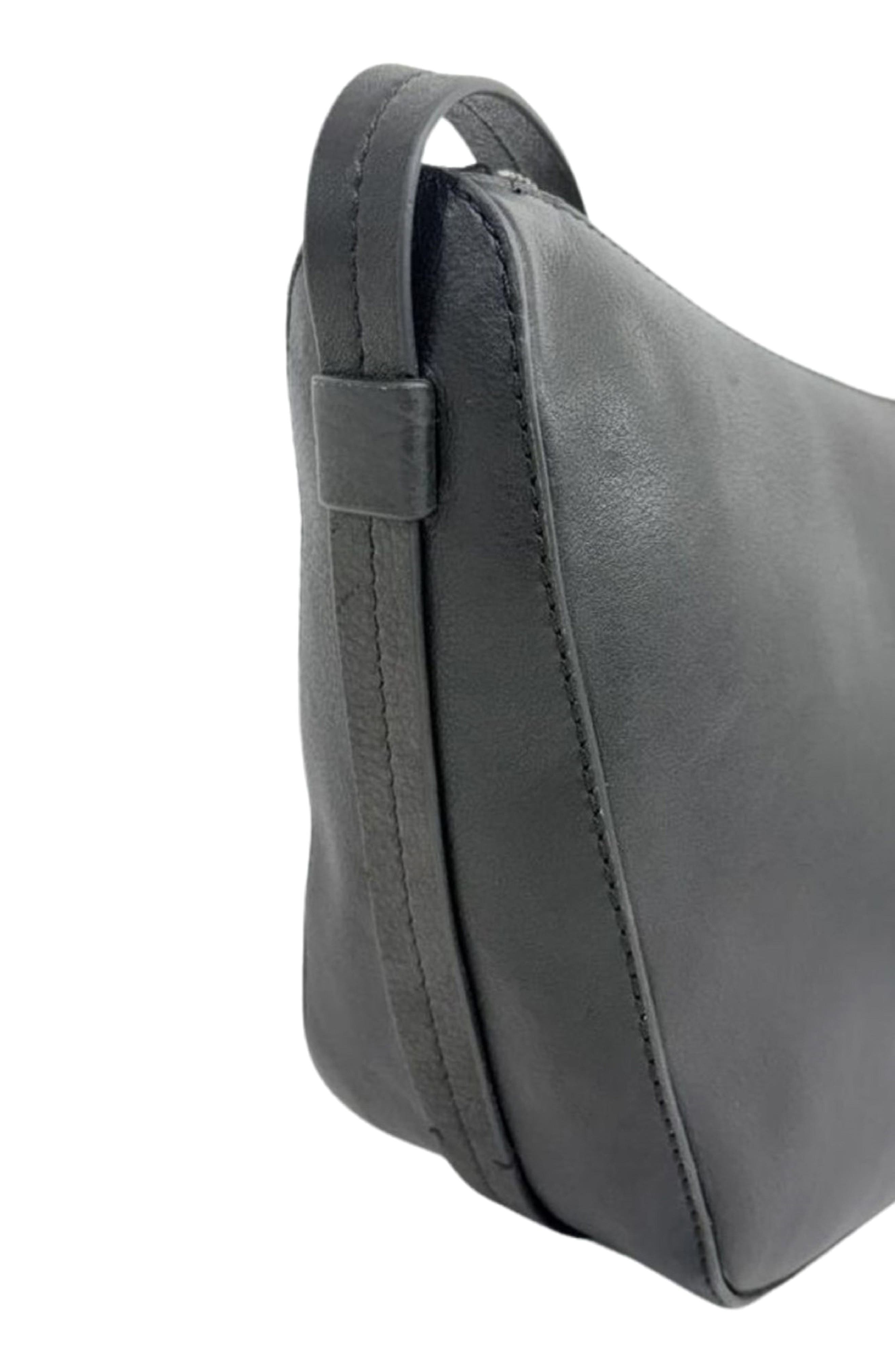 Lotta Leather Crossbody Bag, Alternate, color, BLACK