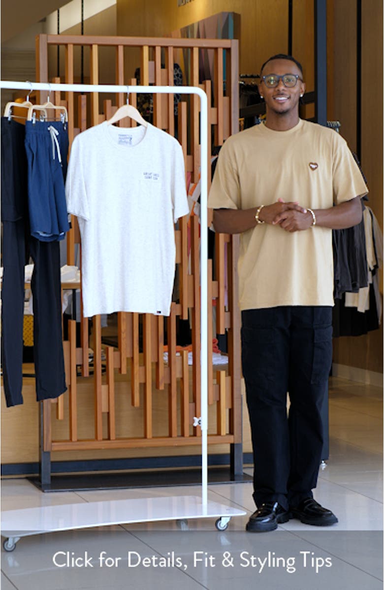 The Great Lakes Surf Club Sunwashed Cotton Graphic T-Shirt, sales video thumbnail