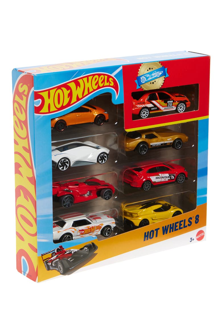 8-Pack of Hot Wheels® Cars in 1:64 Scale Mystery Set, Main, color, NO COLOR