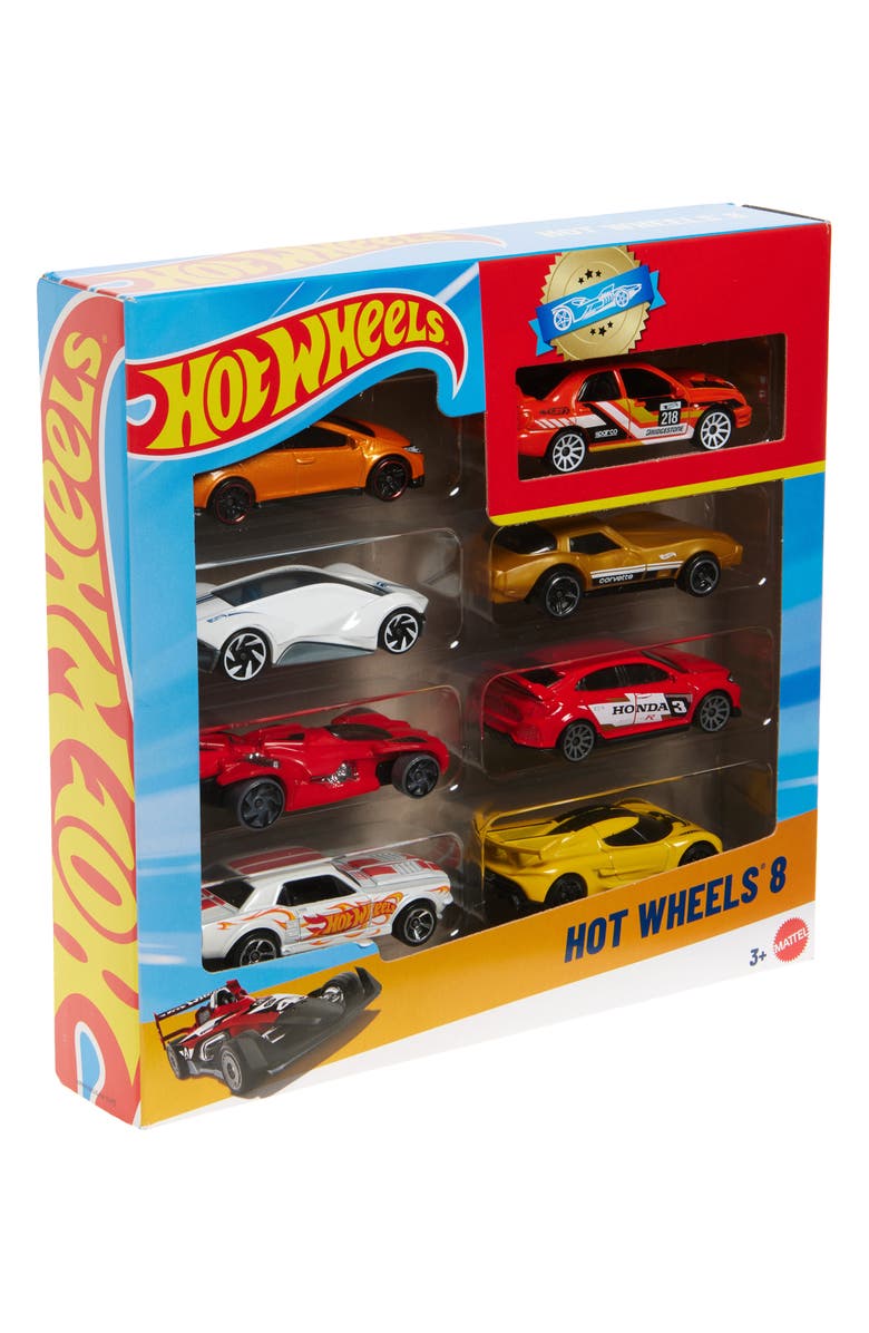 Hot Wheels 8-Pack of Hot Wheels<sup>®</sup> Cars in 1:64 Scale Mystery Set, Main, color, 