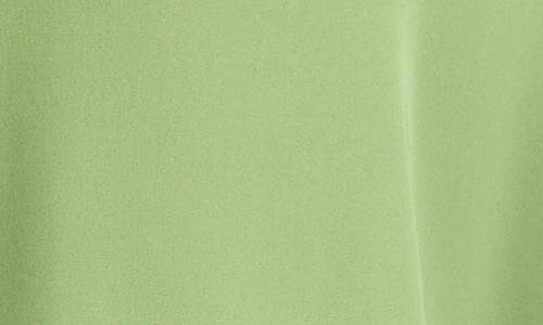 Vince Stretch Silk Button-up Shirt In Gray