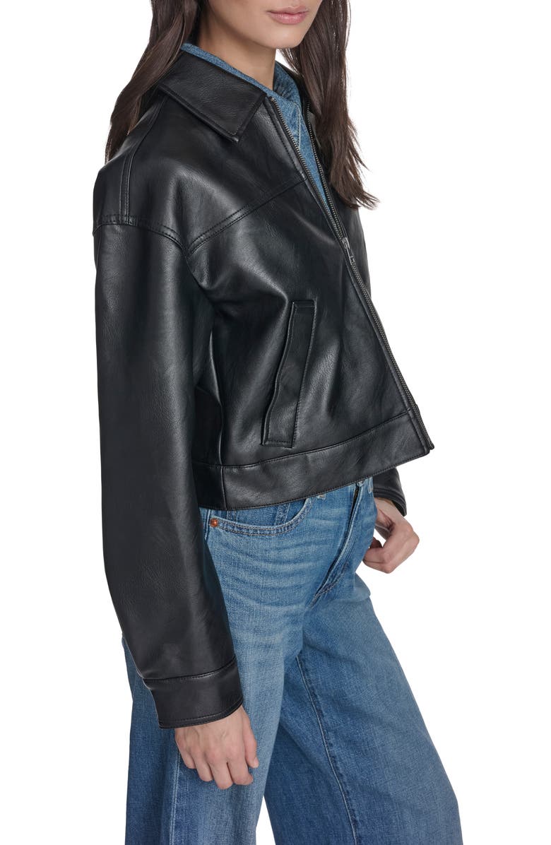 Levi's Boxy Faux Leather Bomber Jacket, Alternate, color, 