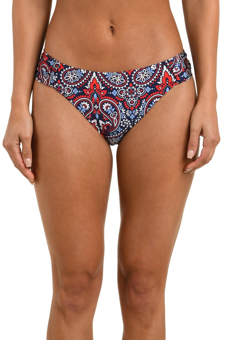 Americana Paisley Swim Bottoms, Main, color, BLUE MULTI