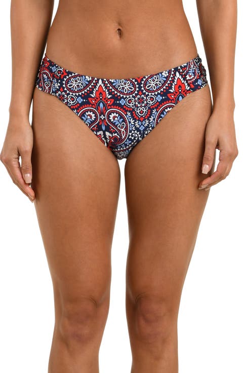 Americana Paisley Swim Bottoms