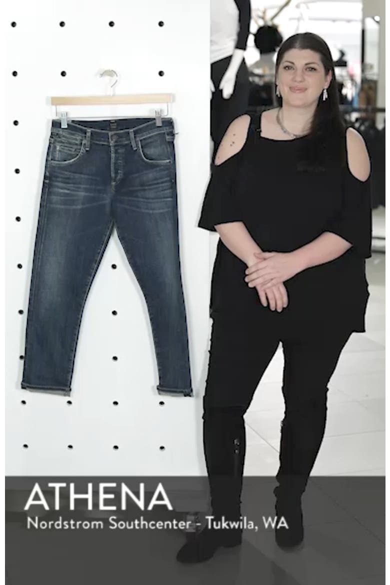 Emerson Slim Boyfriend Jeans video