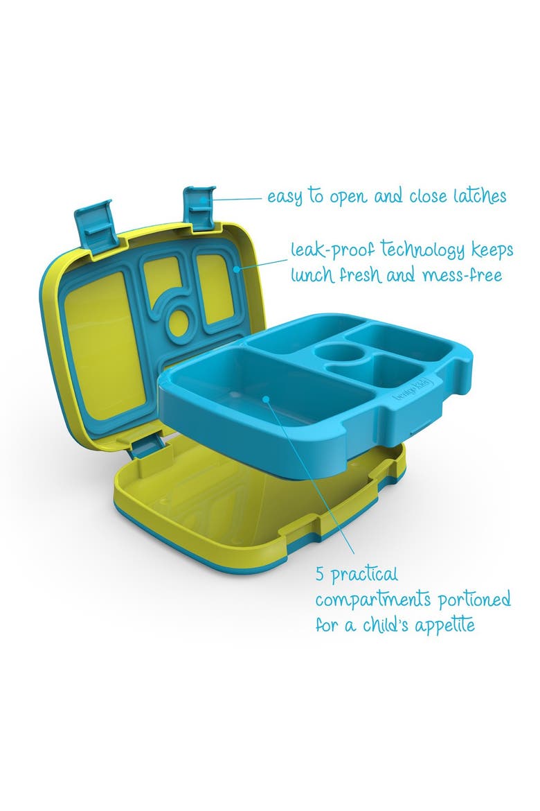 Kids Leakproof Lunch Box - Orange, Alternate, color, CITRUS YELLOW