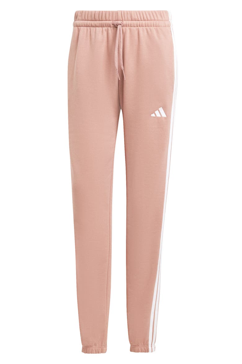 3-Stripes Fleece Sweatpants, Alternate, color, WARCLA/ WHITE