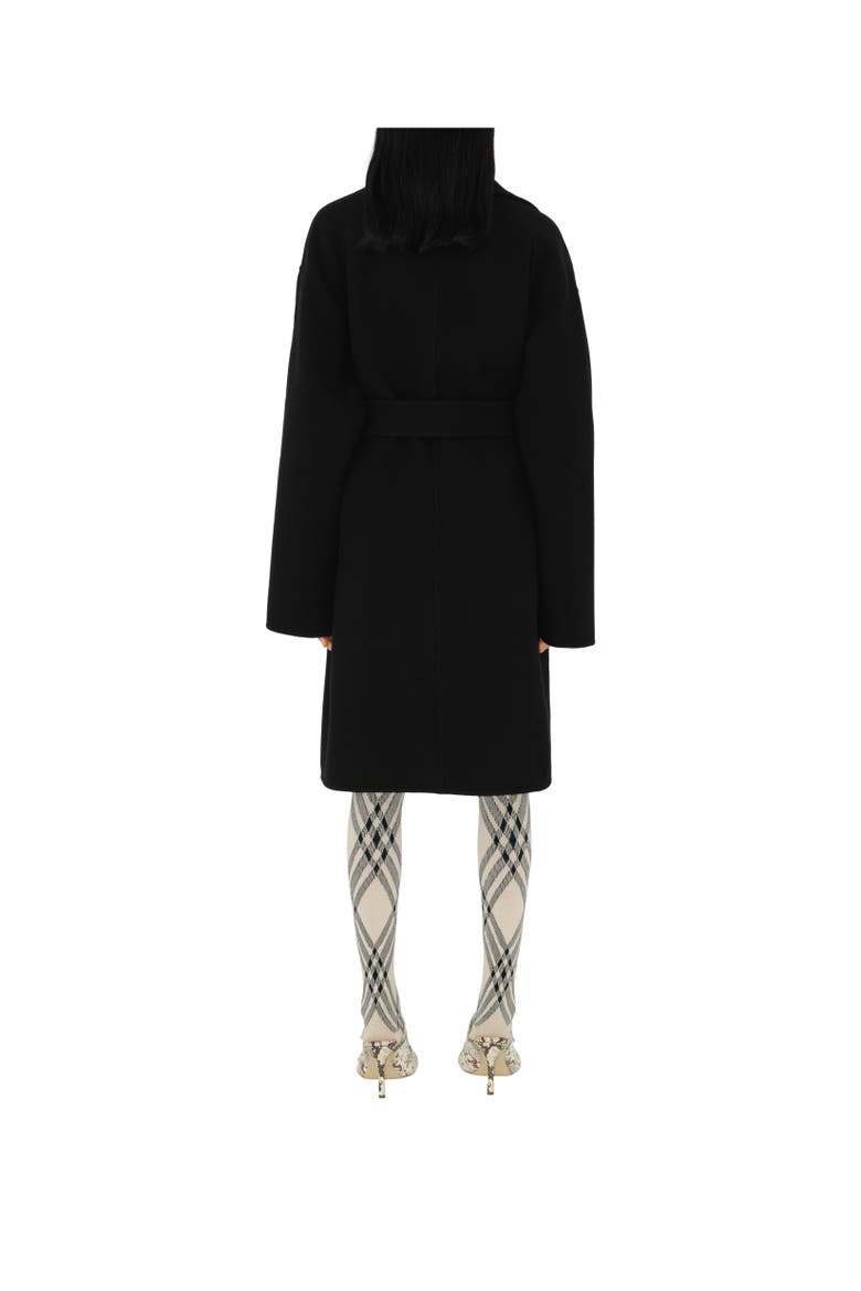 Cashmere Wrap Coat, Alternate, color, Black