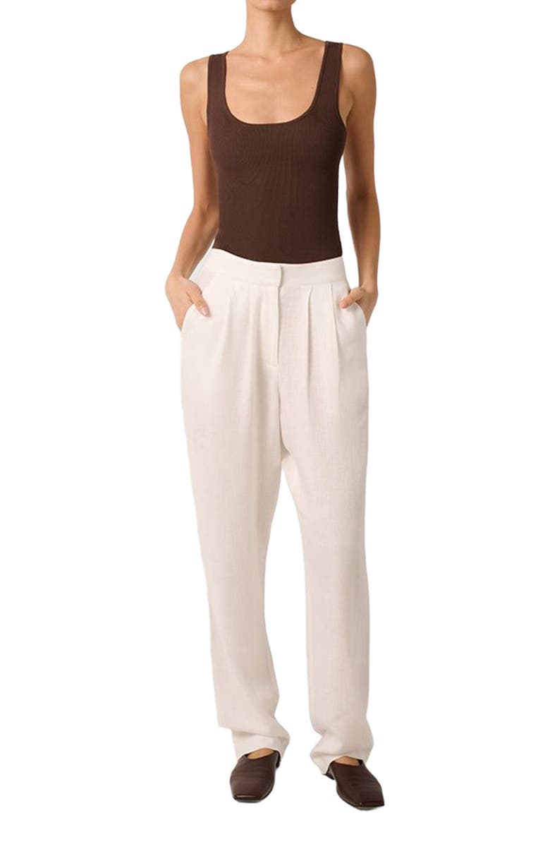 WeWoreWhat Scoop Top, Main, color, Chestnut