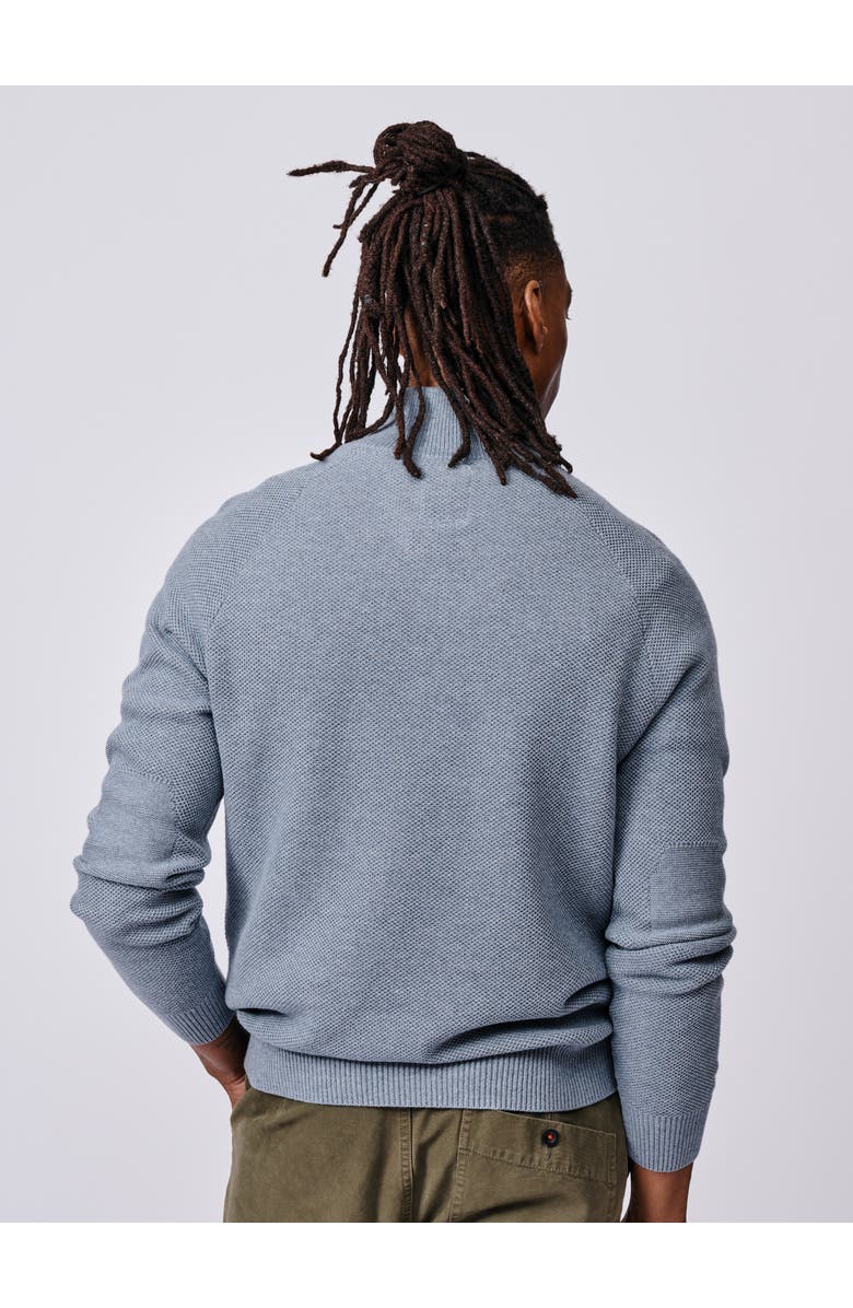 Aubin Owmby Long Sleeve Zip Neck Jumper, Alternate, color, Pale Bliue