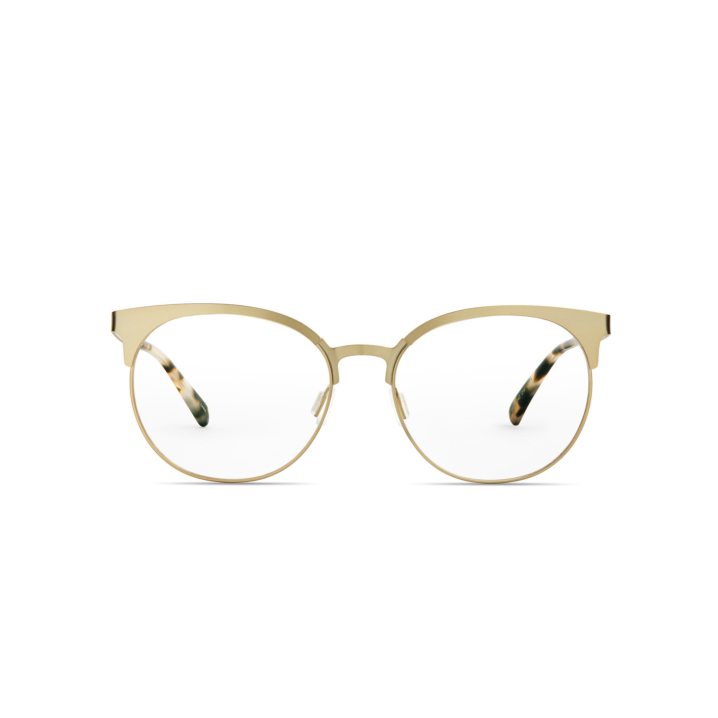 Matte gold metal