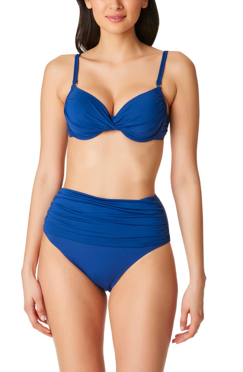 BLEU by Rod Beattie Kore Underwire Bikini Top, Alternate, color, Navy