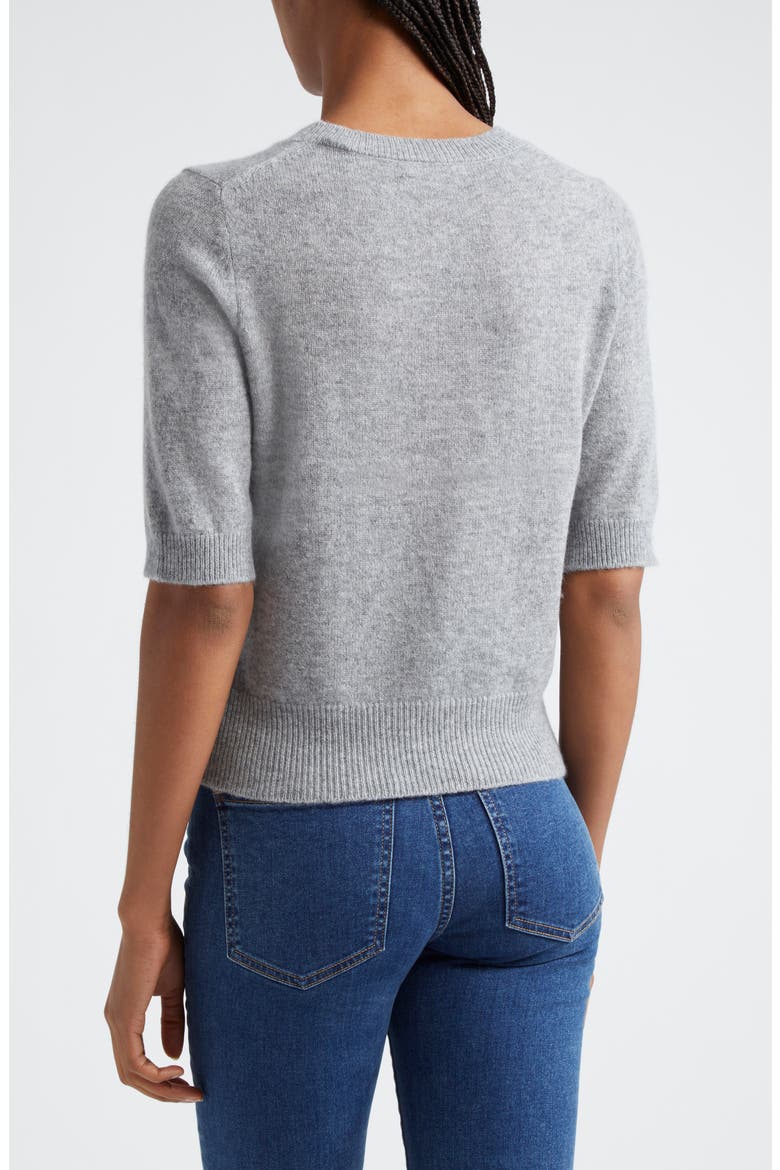 Shana Cashmere Sweater, Alternate, color, HEATHER GREY