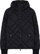 Burberry Check-stitch Nylon Doversgreen Puffer Jacket