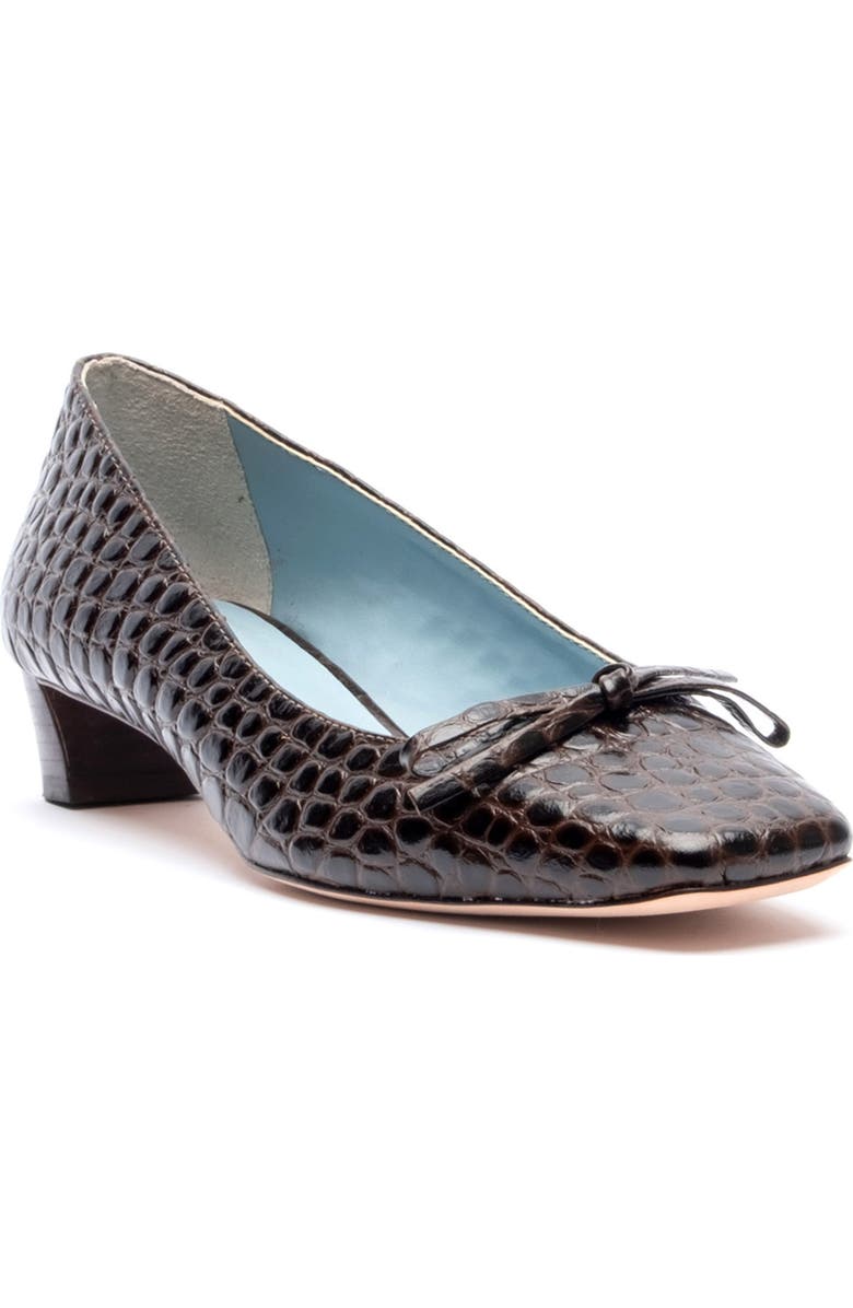 Frances Valentine Mary Croc Embossed Pump, Alternate, color,