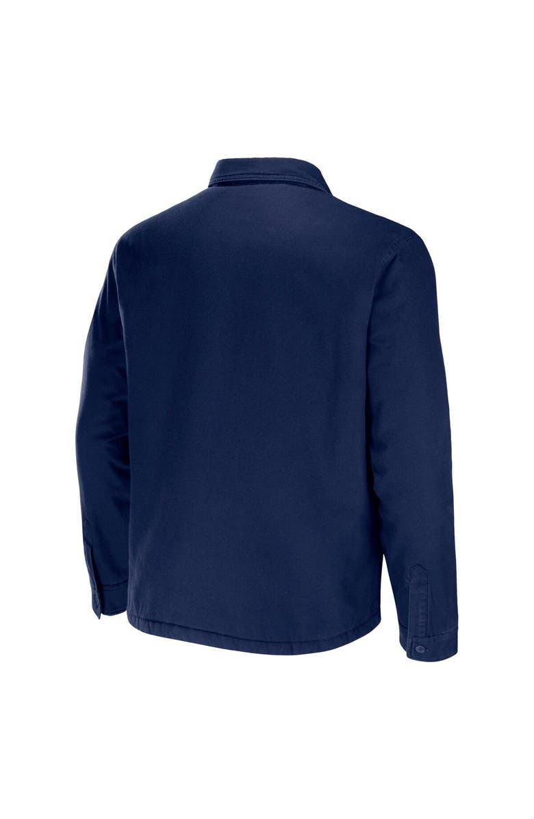 NFL X DARIUS RUCKER Men's NFL x Darius Rucker Collection by Fanatics Navy Dallas Cowboys Canvas Button-Up Shirt Jacket, Alternate, color, Navy