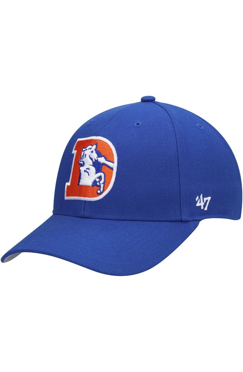 '47 Men's '47 Royal Denver Broncos MVP Adjustable Hat, Main, color, 