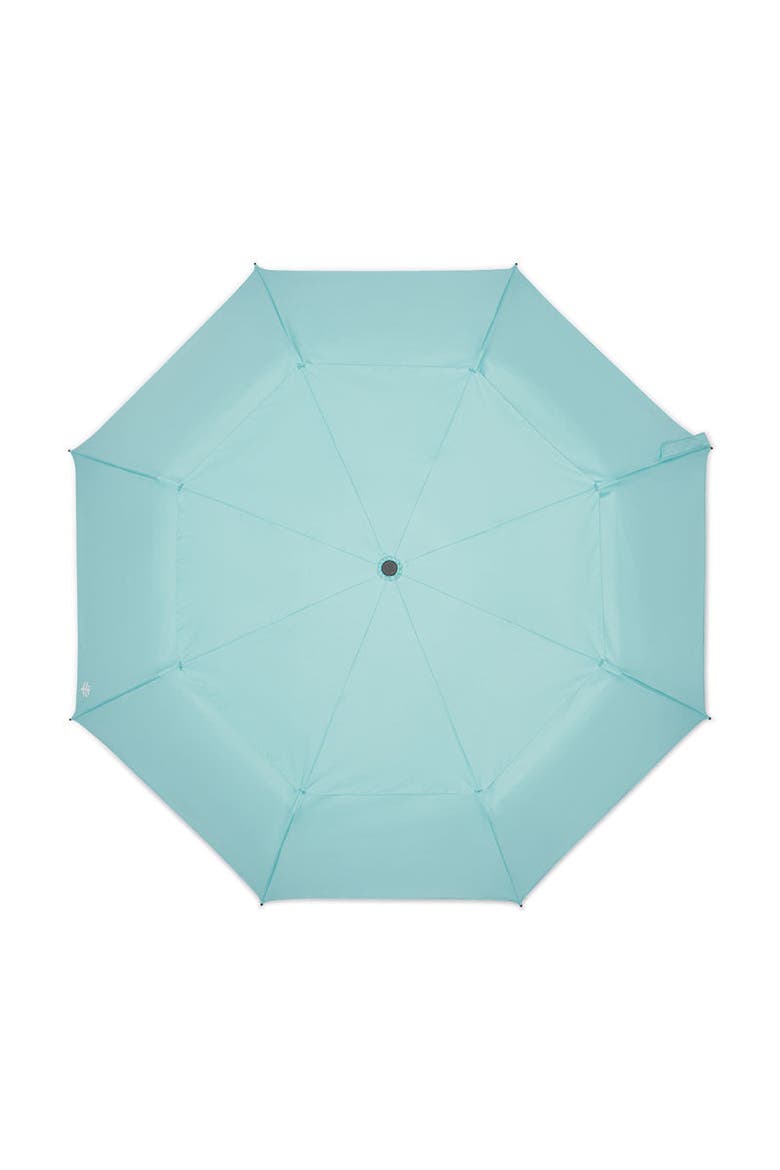 Vrae 42 Inch Sodalis Travel Umbrella, UPF 50+ Sun Protection, Alternate, color, Coolibar Blue