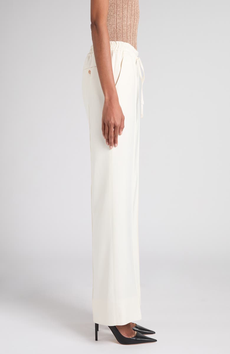 TOM FORD Tailored Viscose & Silk Twill Pants, Alternate, color, Jb005 Cream