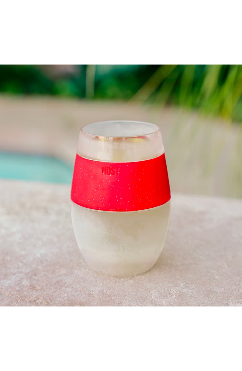 HOST Wine FREEZE Cooling Cup, Alternate, color, Red