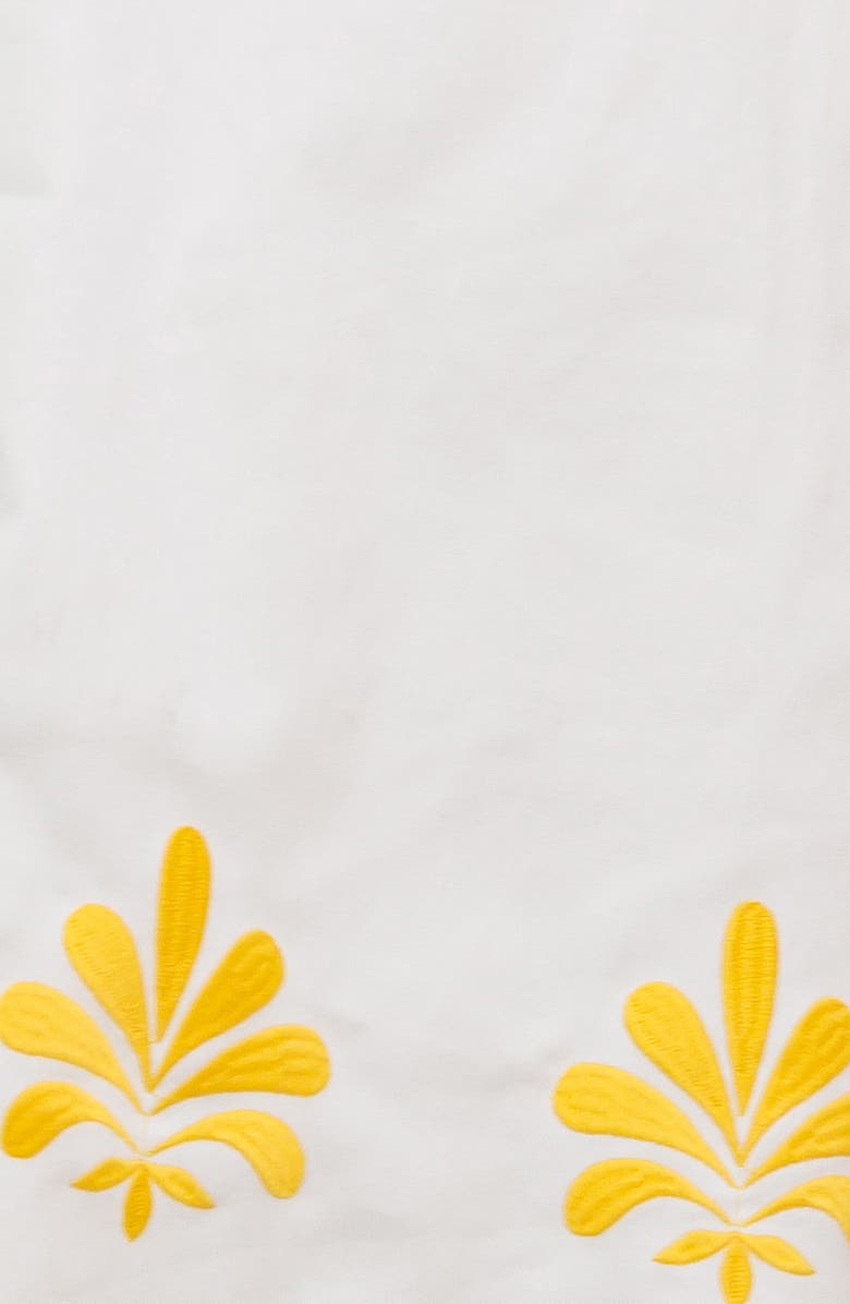 FLYING TOMATO Embroidered Sleeveless Shift Dress, Alternate, color, Off White