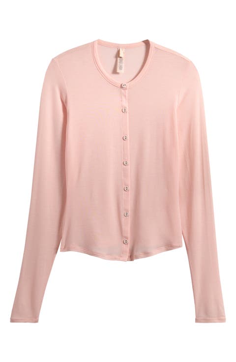 Sheer Modal Blend Cardigan (Regular 
Plus)