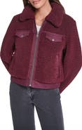 Levi's Fleece & Denim Bomber Jacket