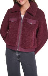 Levi's Fleece & Denim Bomber Jacket