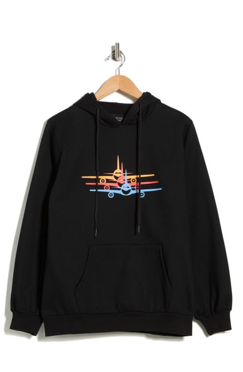Triple Plane Graphic Hoodie