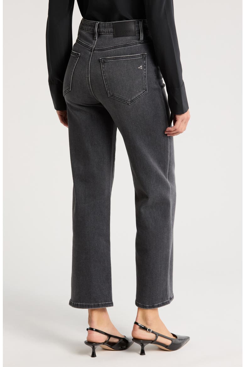 Relaxed Straight Leg Jeans, Alternate, color, CHARCOAL