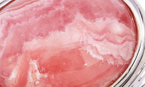 Savvy Cie Jewels Rhodochrosite Ring In Pink