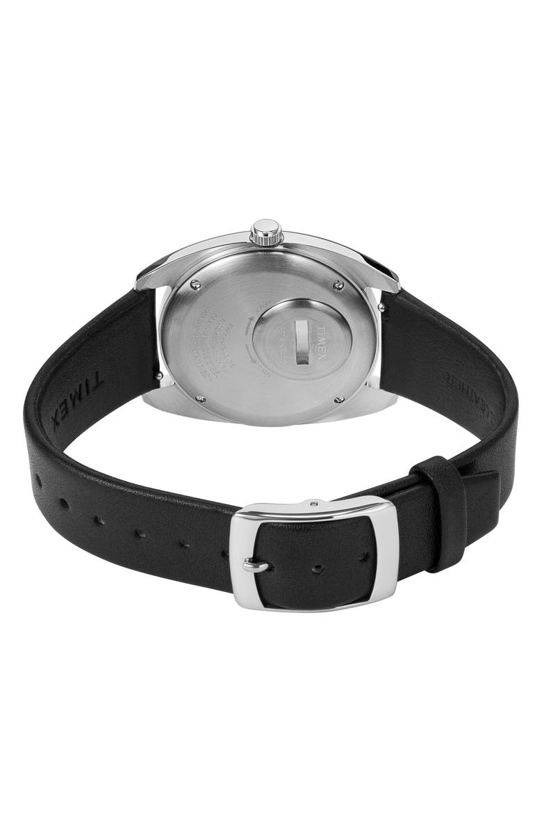 Timex<sup>®</sup> Q 1978 Reissue Leather Strap Watch, 37mm, Alternate, color, 