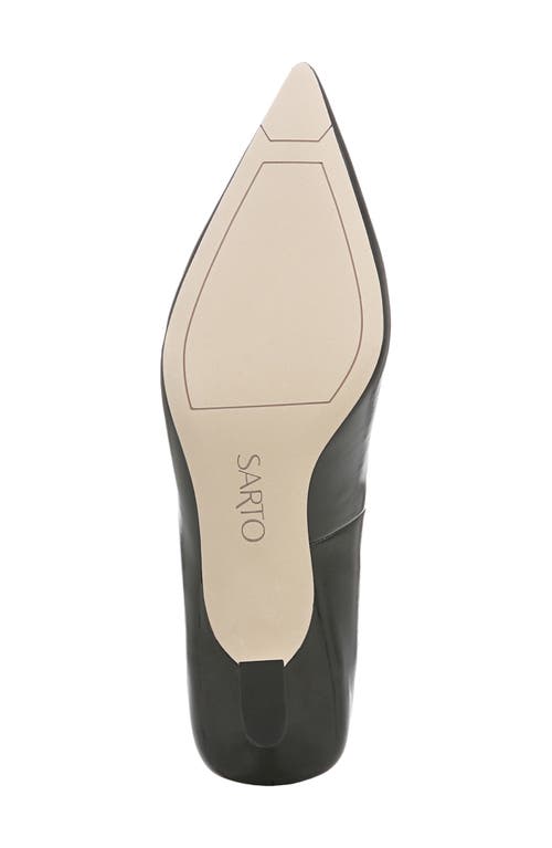 Sarto By Franco Sarto Diva Kitten Heel Pointed Toe Pump In Black