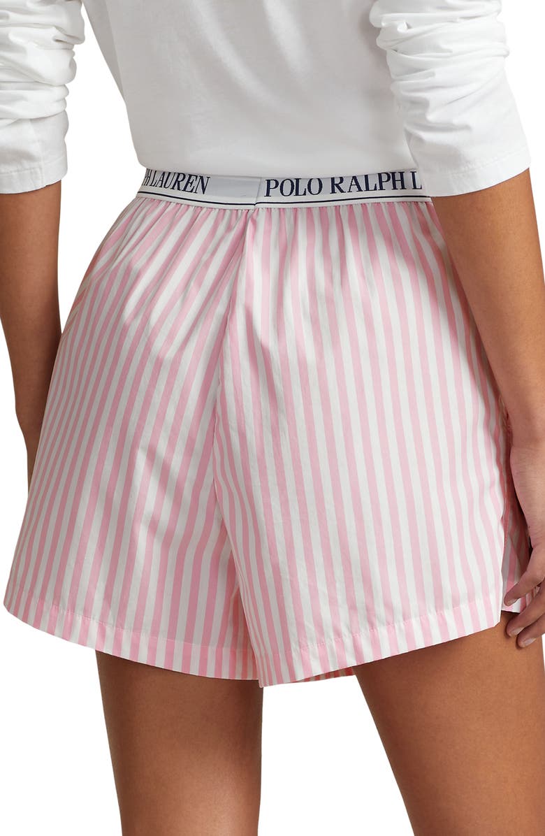 Polo Ralph Lauren Cotton Boxer Pajama Shorts, Alternate, color,