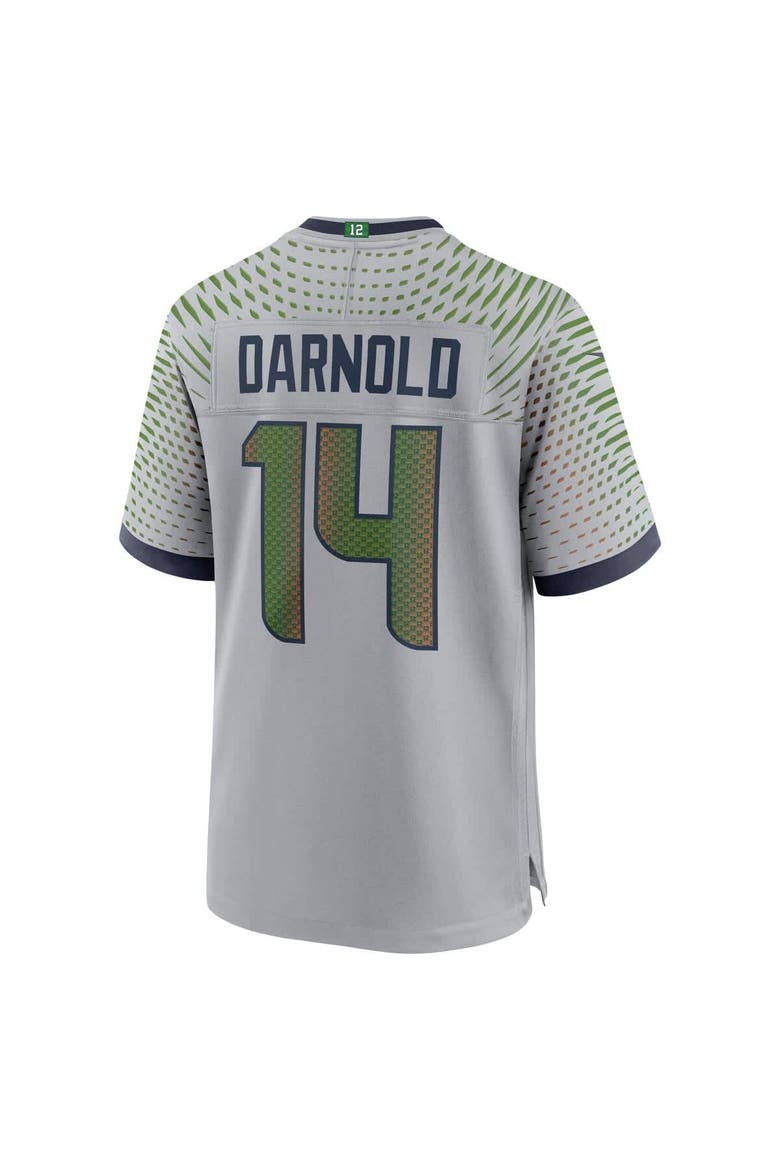 Men's Nike Sam Darnold Wolf Gray Seattle Seahawks 2025 Rivalries