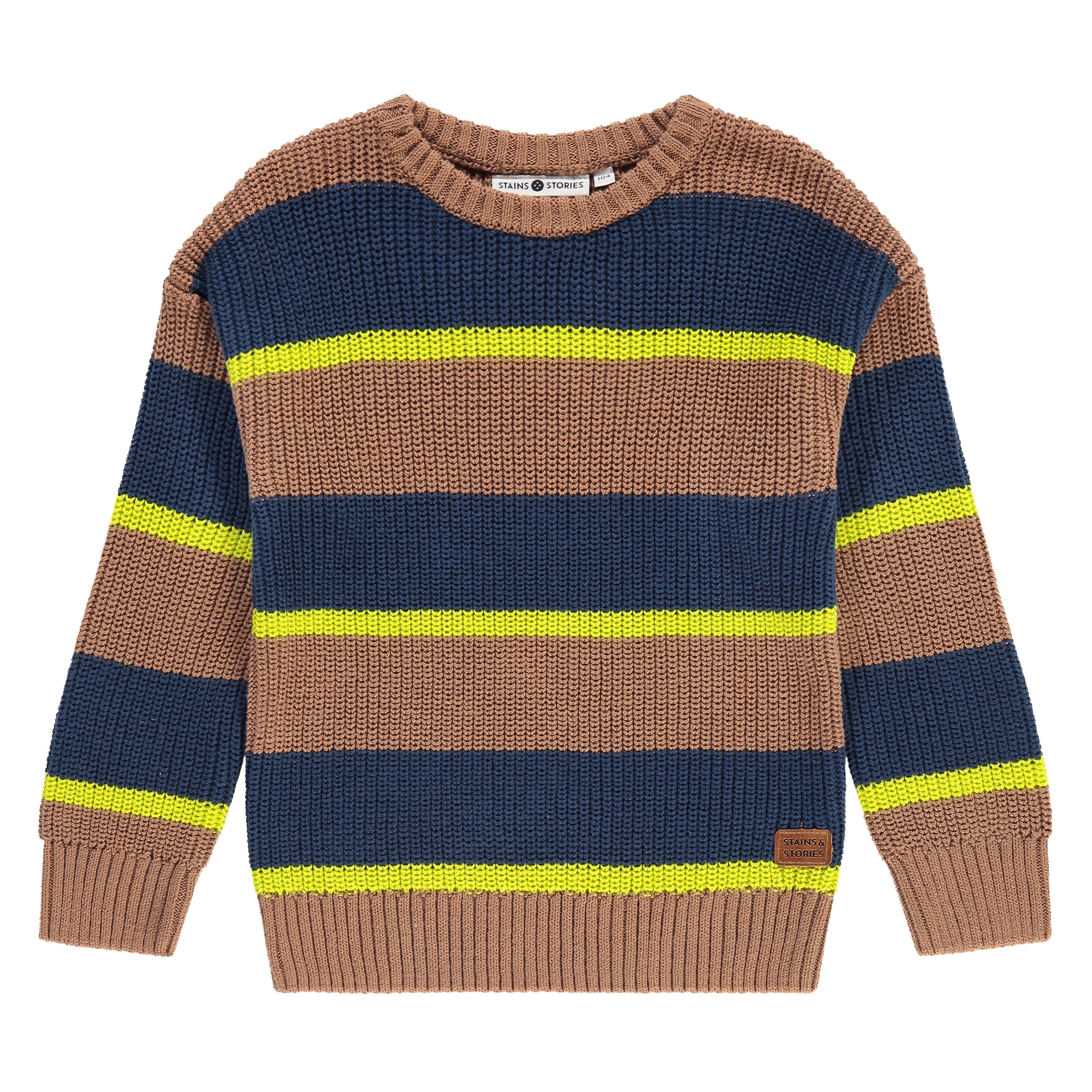 Stains And Stories By Babyface Kids'  Multi-stripe Knit Sweater