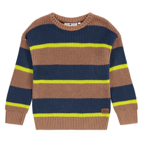 Multi-Stripe Knit Sweater