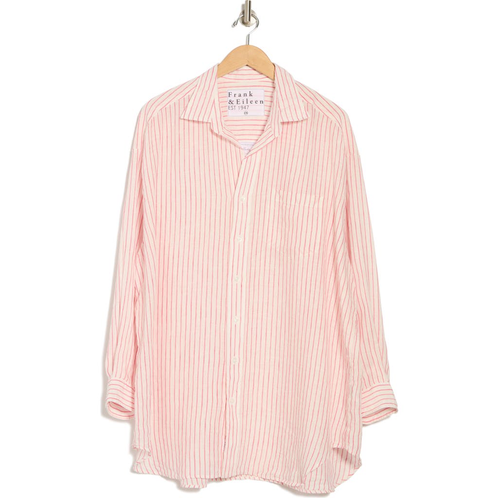 Frank & Eileen Mackenzie Stripe Oversize Button-up Shirt