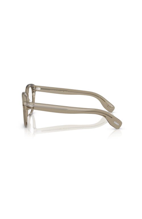 Oliver Peoples 50mm Round Optical Glasses In Transparent