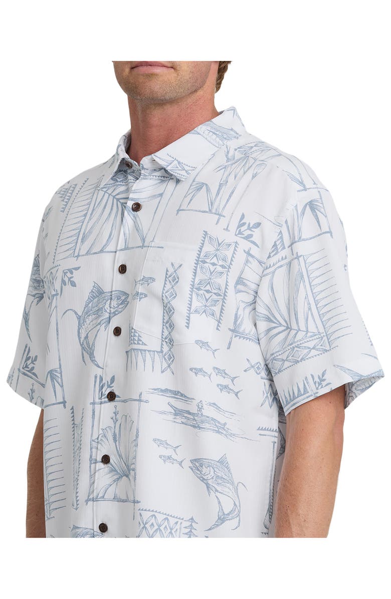 Quiksilver Waterman Performance Pack WM SS Short Sleeve Shirt, Main, color, White