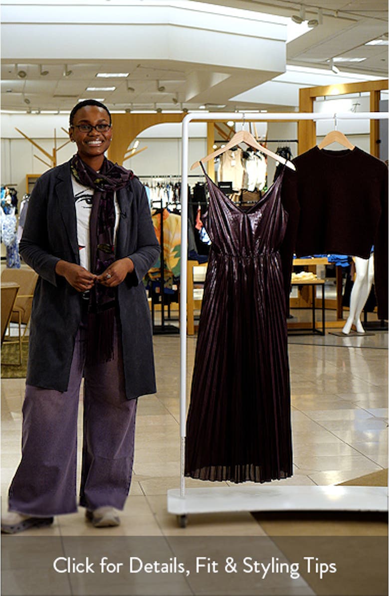 Spark Pleated Maxi Dress & Merino Wool Blend Sweater Set, sales video thumbnail