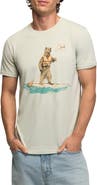 Lucky Brand Sup Bear Cotton Blend Graphic T-Shirt