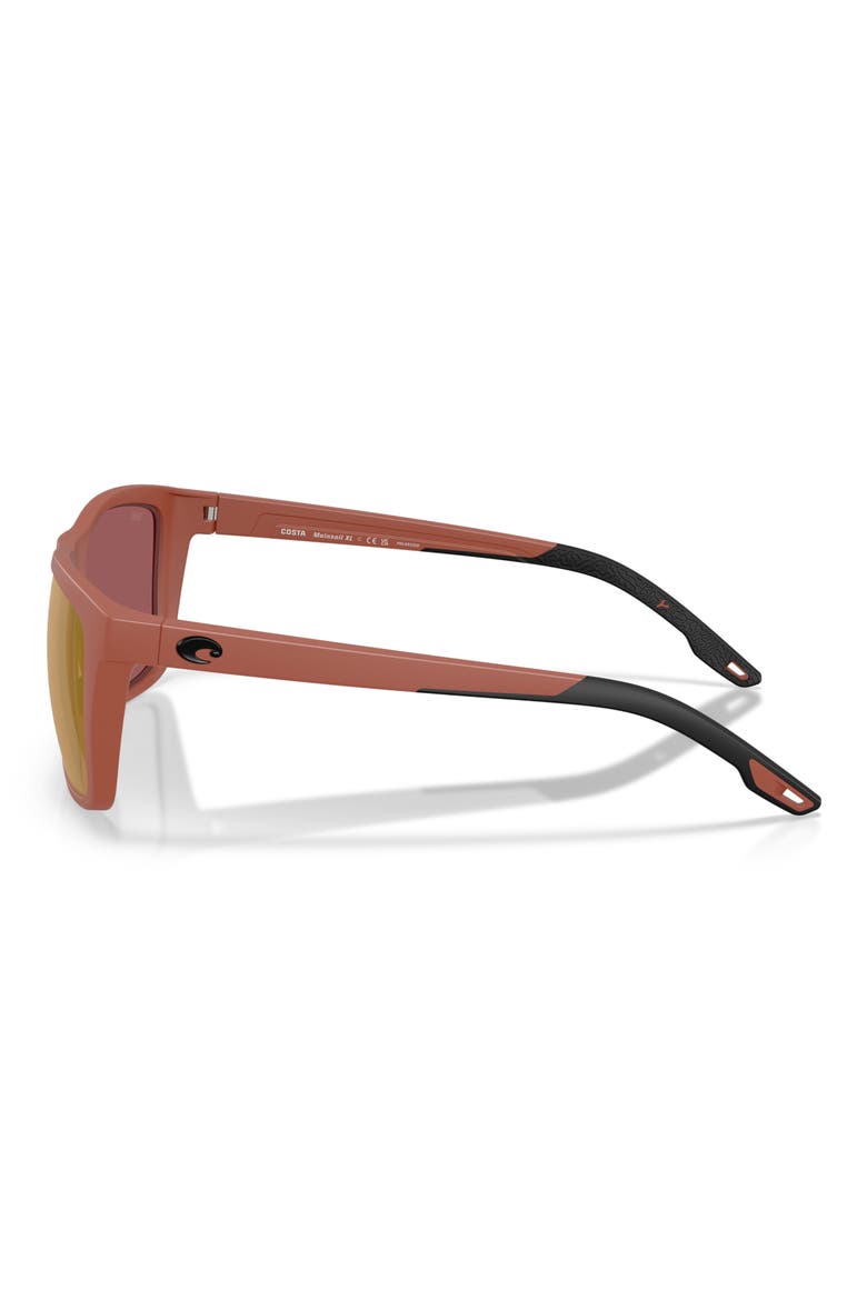 Mainsail XL 59mm Sunglasses, Alternate, color, MATTE TERRA COTTA / GOLD 580G