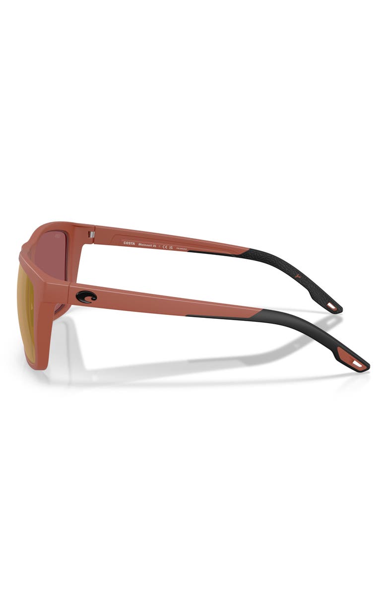 Costa Del Mar Mainsail XL 59mm Sunglasses, Alternate, color, Matte Terra Cotta / Gold 580G