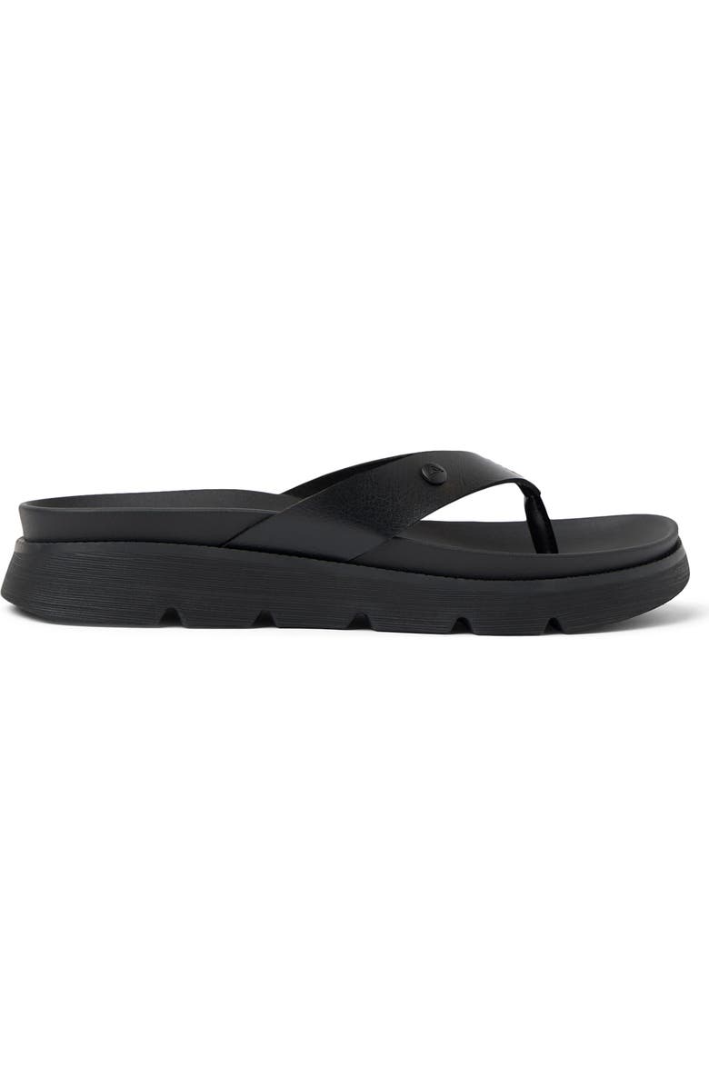 Reef Vista Luxe Viviannah Flip Flop, Alternate, color, Black