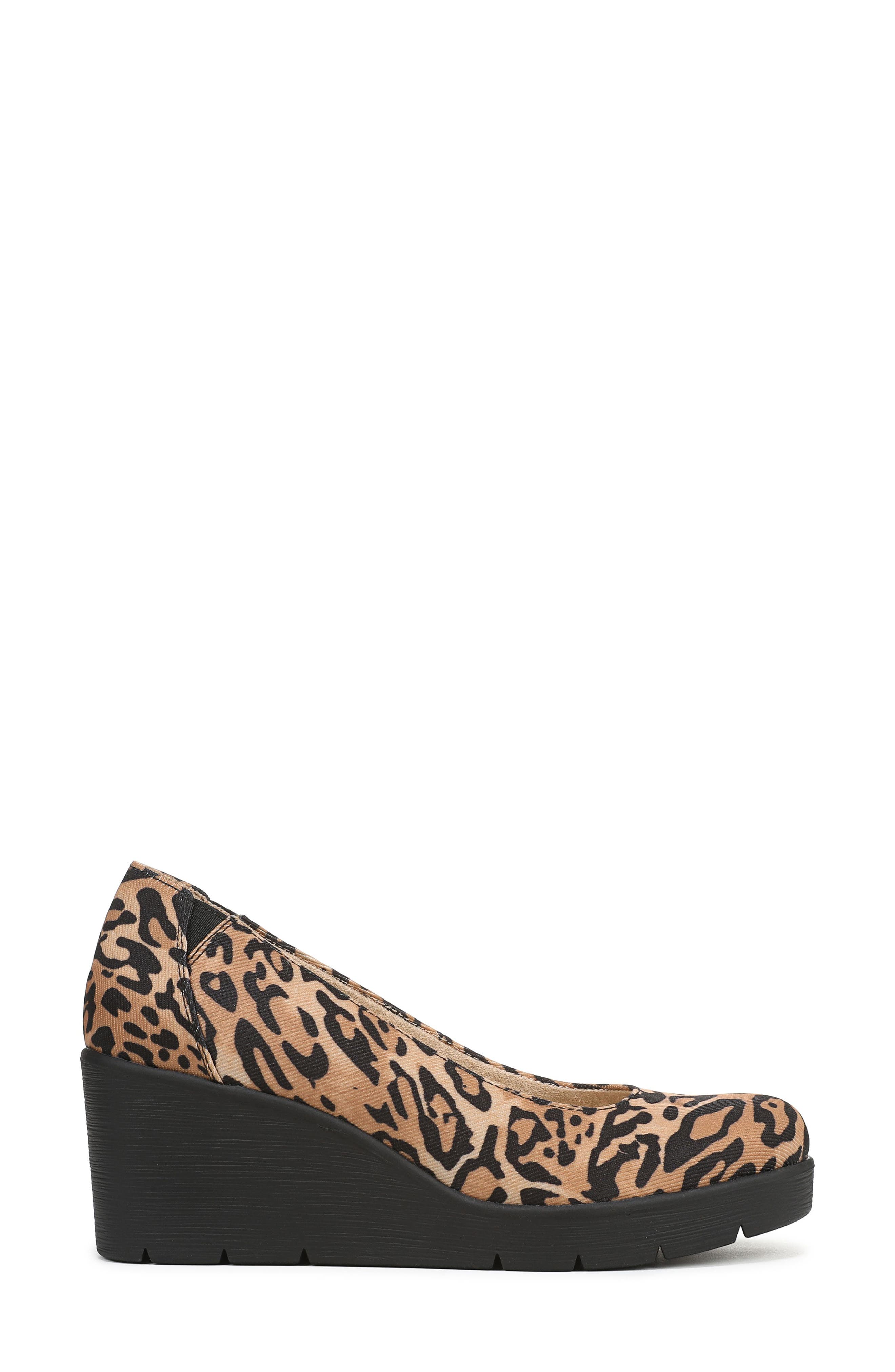 SOUL NATURALIZER About Time Wedge Pump, Alternate, color, Leopard Print Fabric