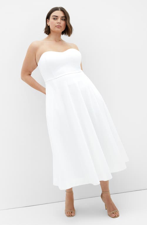 City Chic Pleated Sleeveless Maxi Dress