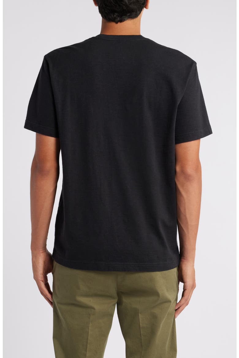 Lived In Slub Jersey Crewneck T-Shirt, Alternate, color, BLACK CAVIAR