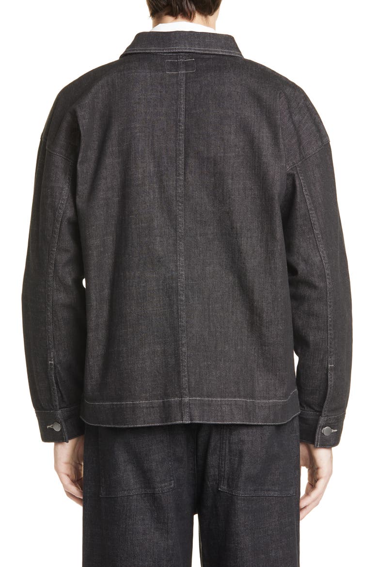 Organic Cotton Blend Chore Jacket (Nordstrom Exclusive), Alternate, color, VINTAGE BLACK