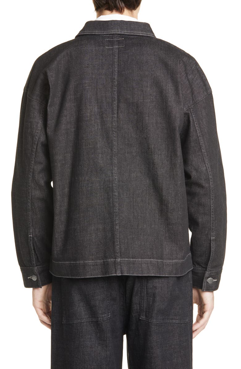 Eileen Fisher Organic Cotton Blend Chore Jacket, Alternate, color,